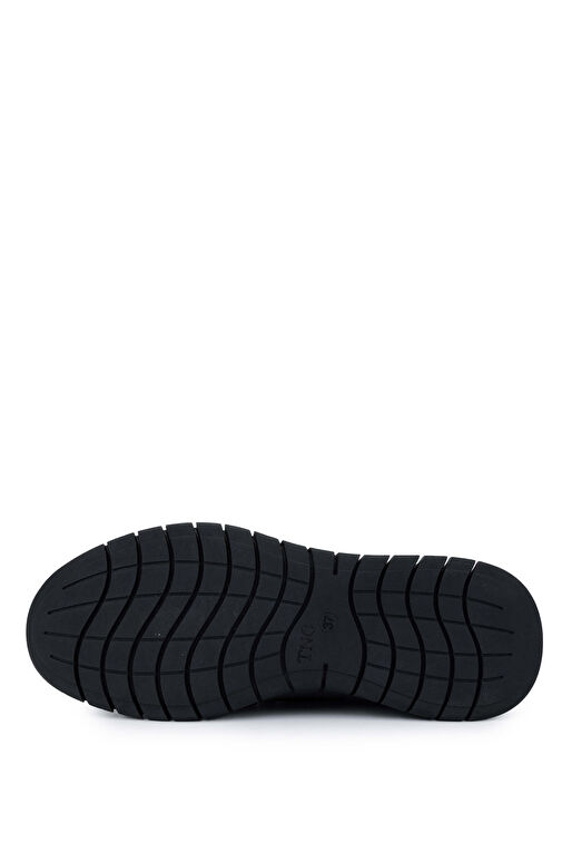 Tamer Tanca Kadın Hakiki Deri Siyah Deri Loafer Ayakkabı - Görsel 5