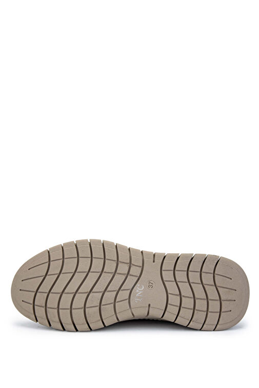 Tamer Tanca Kadın Hakiki Deri Bej Loafer Ayakkabı - Görsel 4