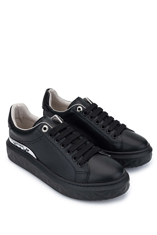 Tamer Tanca Beyaz Kadın Deri Sneaker 1063 2025 BN AYK SK24-25 - Görsel 3