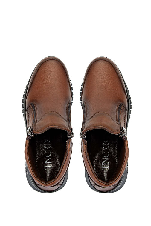 Tamer Tanca Kadın Hakiki Deri Taba Deri Casual Bot - Görsel 6