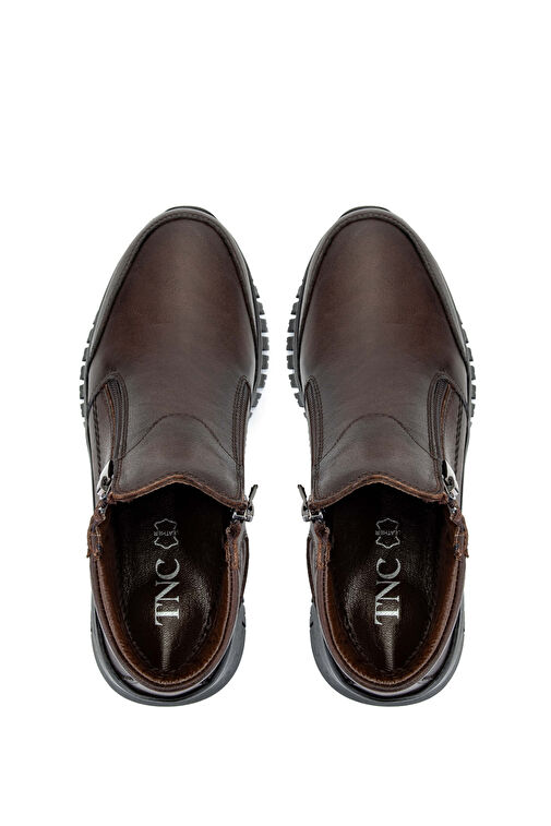 Tamer Tanca Kadın Hakiki Deri Kahverengi Casual Bot - Görsel 6