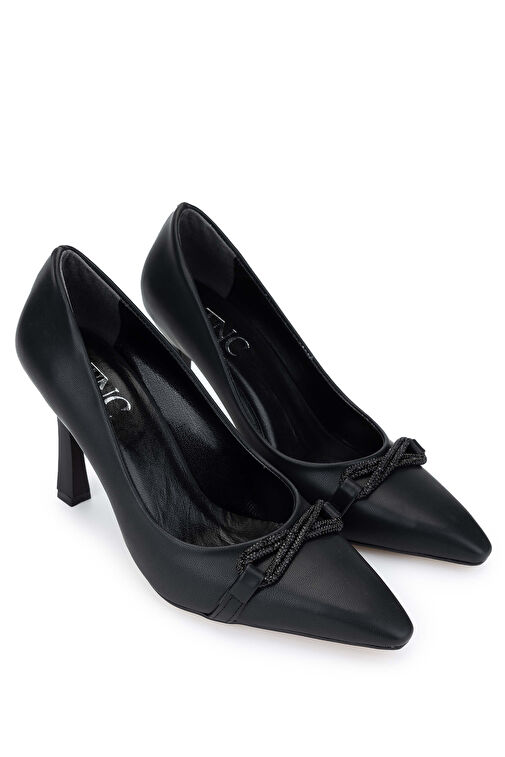 Tamer Tanca Beyaz Kadın Deri Topuklu Ayakkabı 1063 134462 BN AYK SK24-25 - Görsel 3