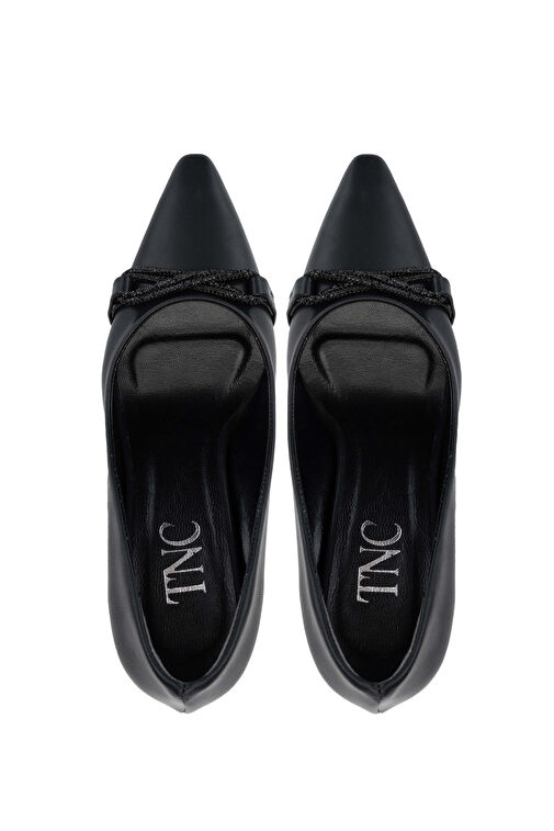 Tamer Tanca Beyaz Kadın Deri Topuklu Ayakkabı 1063 134462 BN AYK SK24-25 - Görsel 6