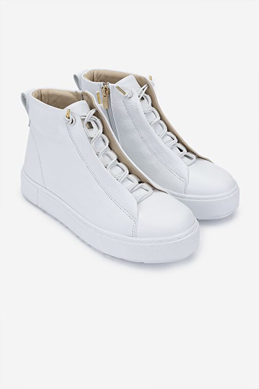 Valmenti Kadın . Beyaz Casual Bot - Görsel 3