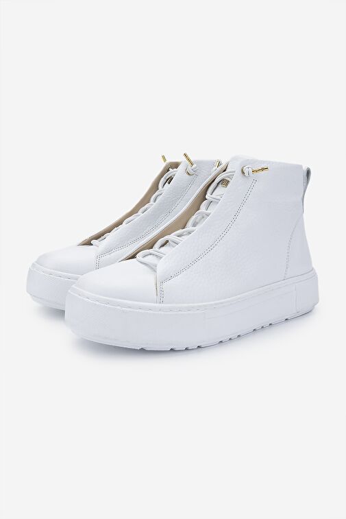 Valmenti Kadın . Beyaz Casual Bot - Görsel 4