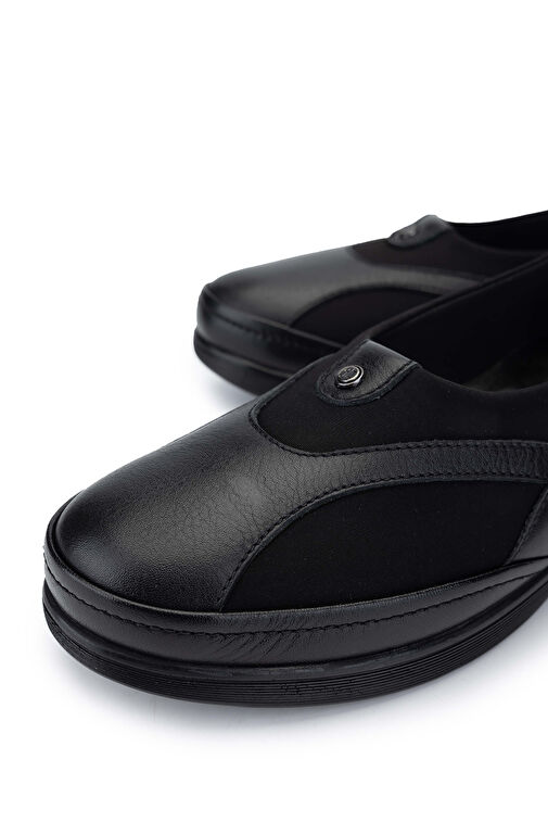 Tamer Tanca Siyah Kadın Deri Günlük Ayakkabı 1065 176-051 BN AYK SK24-25 - Görsel 4