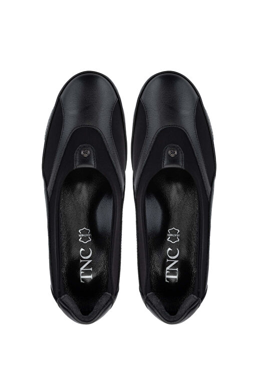 Tamer Tanca Siyah Kadın Deri Günlük Ayakkabı 1065 176-051 BN AYK SK24-25 - Görsel 6