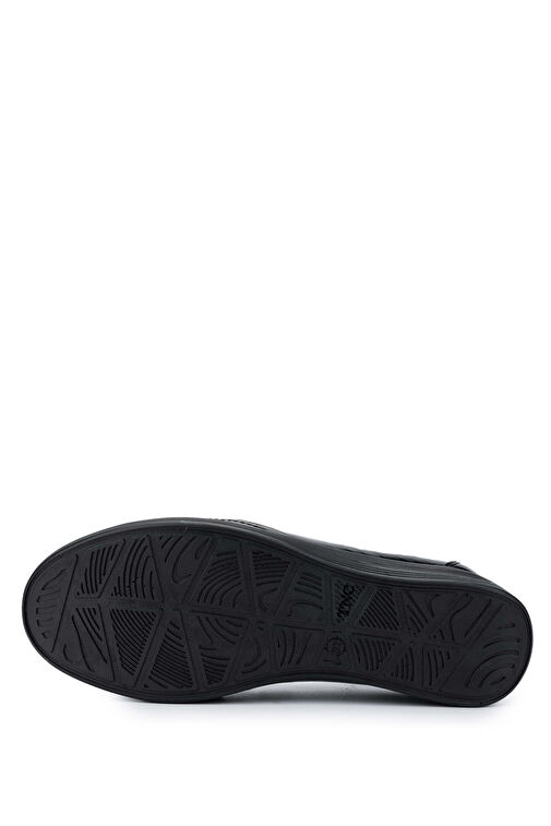 Tamer Tanca Kadın Hakiki Deri Siyah Rugan Casual Ayakkabı - Görsel 5