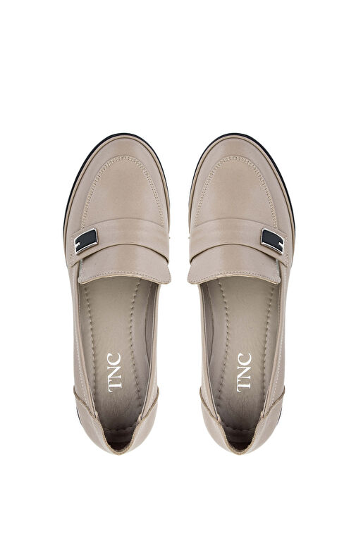 Tamer Tanca Kadın Hakiki Deri Vizon Makosen Ayakkabı - Görsel 6