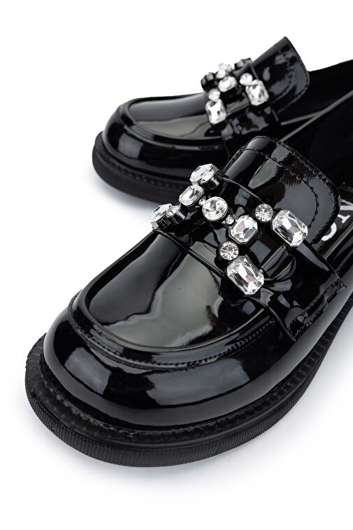 Tamer Tanca Siyah Kadın Süet Loafer 1065 60-2071 BN AYK SK24-25 - Görsel 4