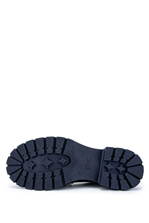 Tamer Tanca Kadın Hakiki Deri Lacivert Loafer Ayakkabı - Görsel 6