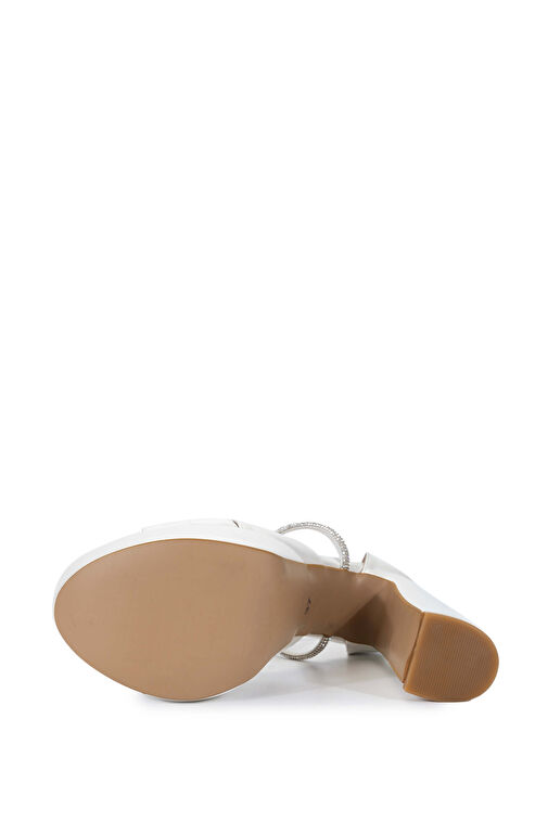 Tamer Tanca Altın Kadın Deri Topuklu Ayakkabı 1065 223-551 BN AYK SK24-25 - Görsel 7