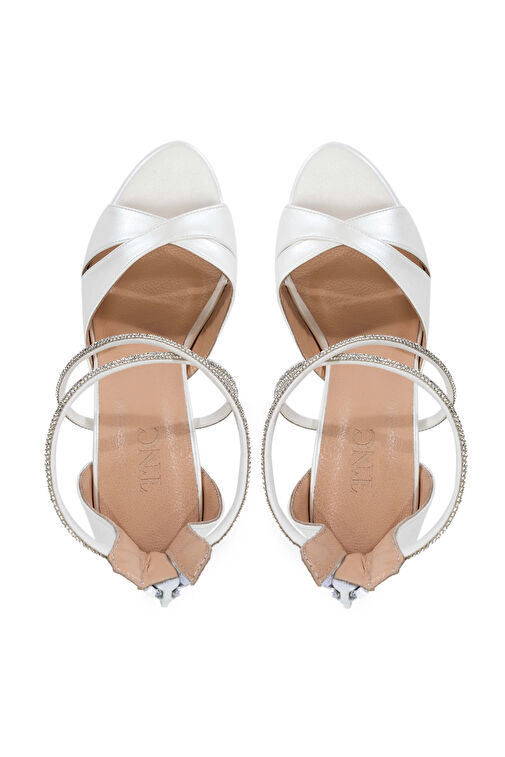 Tamer Tanca Altın Kadın Deri Topuklu Ayakkabı 1065 223-551 BN AYK SK24-25 - Görsel 6