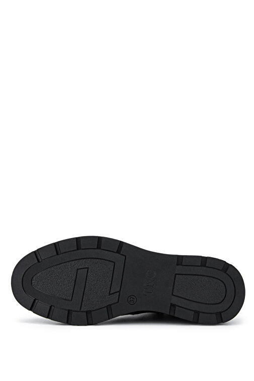 Tamer Tanca Kadın Hakiki Deri Siyah Deri Casual Bot - Görsel 6