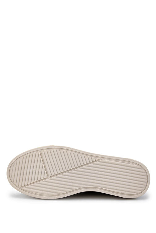 Tamer Tanca Kadın Hakiki Deri Bej Sneakers & Spor Ayakkabı - Görsel 4