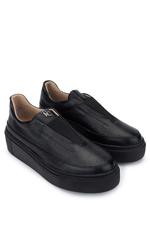 Tamer Tanca Bej Kadın Deri Sneaker 937 01 BN AYK SK24-25 - Görsel 3