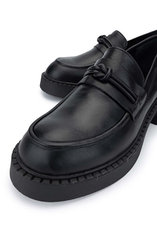 Tamer Tanca Vizon Kadın Deri Loafer 1066 2301 BN AYK SK24-25 - Görsel 4