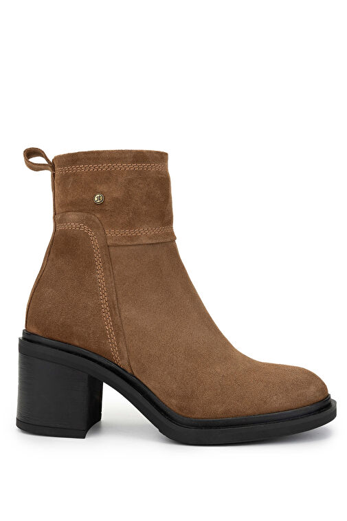 Tamer Tanca Kadın Hakiki Deri Vizon Topuklu Bot - Görsel 2