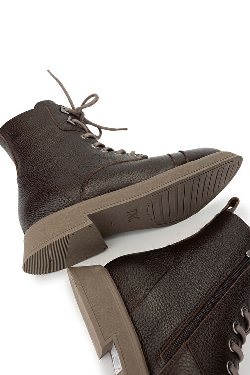 Tamer Tanca Kadın Hakiki Deri Kahverengi Casual Bot - Görsel 6