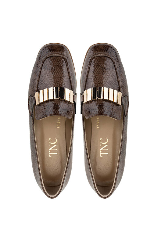 Tamer Tanca Siyah Kadın Deri Loafer 945 11245-1 BN AYK SK24-25 - Görsel 6