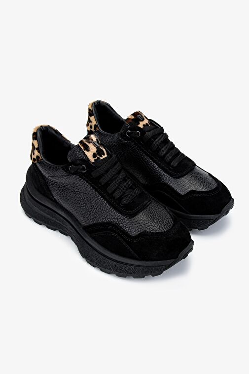 Valmenti Kadın Siyah Floter Sneakers & Spor Ayakkabı - Görsel 3