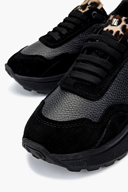 Valmenti Kadın Siyah Floter Sneakers & Spor Ayakkabı - Görsel 4