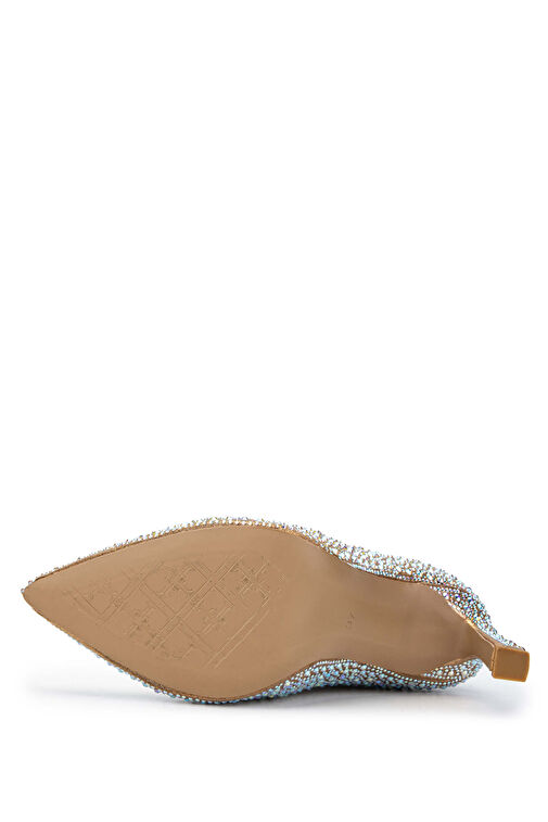 Tamer Tanca Kadın Hakiki Deri Bej Topuklu Bot - Görsel 4