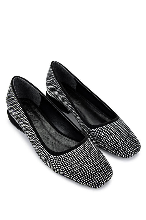 Tamer Tanca Siyah Kadın Babet 911 D-02 BN AYK SK24-25 - Görsel 3