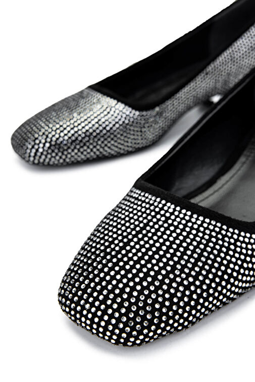 Tamer Tanca Siyah Kadın Babet 911 D-02 BN AYK SK24-25 - Görsel 5