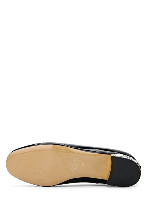 Tamer Tanca Siyah Kadın Süet Topuklu Ayakkabı 1036 H5659 BN AYK SK24-25 - Görsel 4