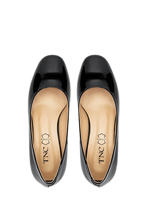 Tamer Tanca Siyah Kadın Süet Topuklu Ayakkabı 1036 H5659 BN AYK SK24-25 - Görsel 7