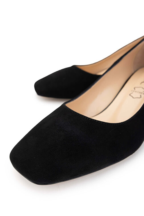 Tamer Tanca Siyah Kadın Rugan Topuklu Ayakkabı 1036 H2116 BN AYK SK24-25 - Görsel 4