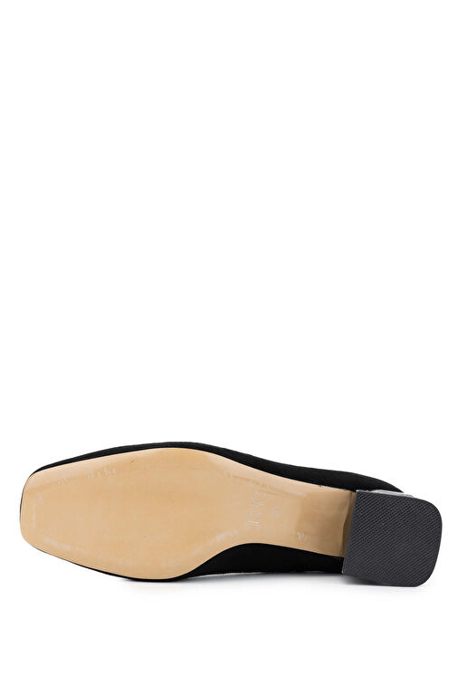 Tamer Tanca Siyah Kadın Rugan Topuklu Ayakkabı 1036 H2116 BN AYK SK24-25 - Görsel 6