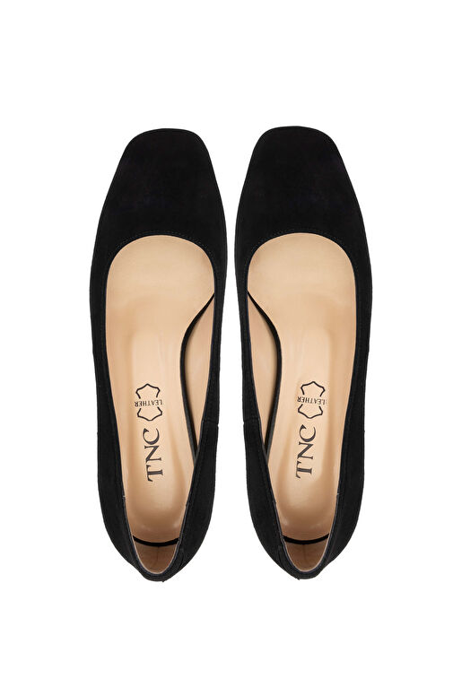 Tamer Tanca Siyah Kadın Rugan Topuklu Ayakkabı 1036 H2116 BN AYK SK24-25 - Görsel 7