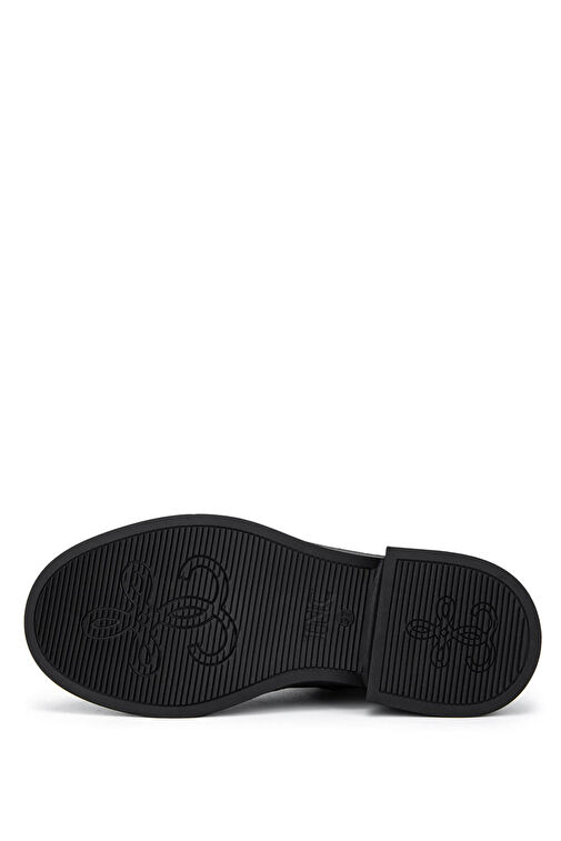 Tamer Tanca Kadın Hakiki Deri Siyah Deri Casual Bot - Görsel 6