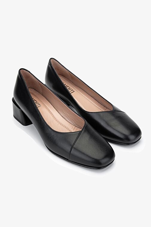 Valmenti Vizon Kadın Deri Topuklu Ayakkabı 33 ZC-7716 BN AYK SK24-25 - Görsel 3