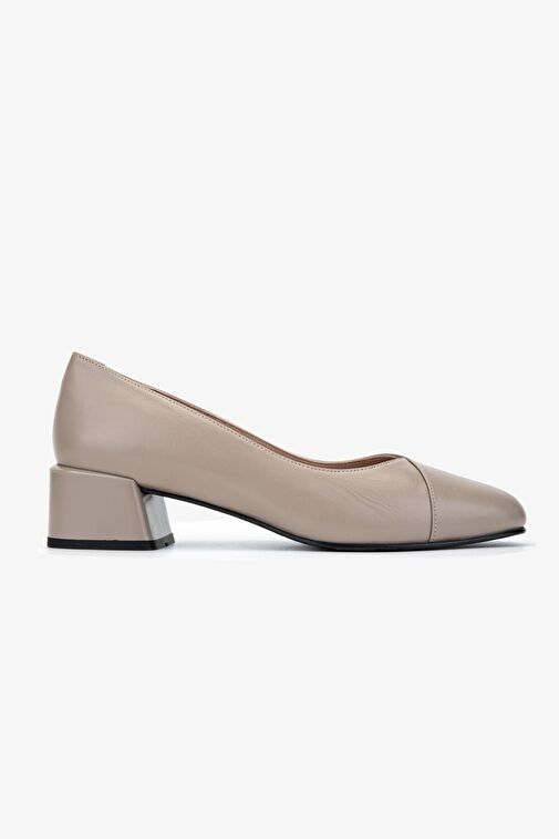 Valmenti Kadın Hakiki Deri Vizon Topuklu Ayakkabı - Görsel 2