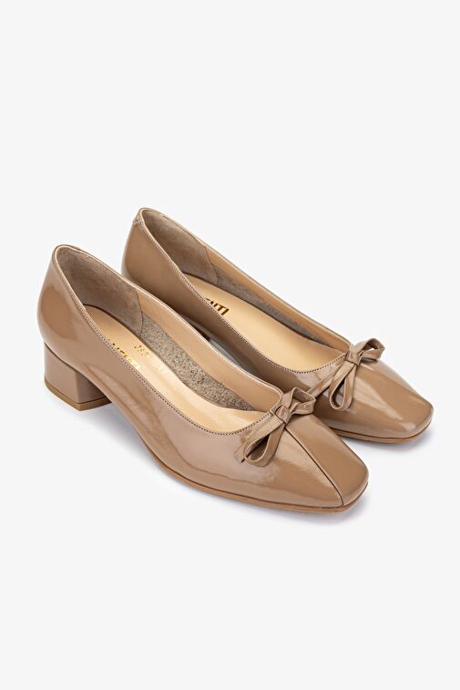 Valmenti Yeşil Kadın Rugan Topuklu Ayakkabı 33 0804 BN AYK SK24-25 - Görsel 3