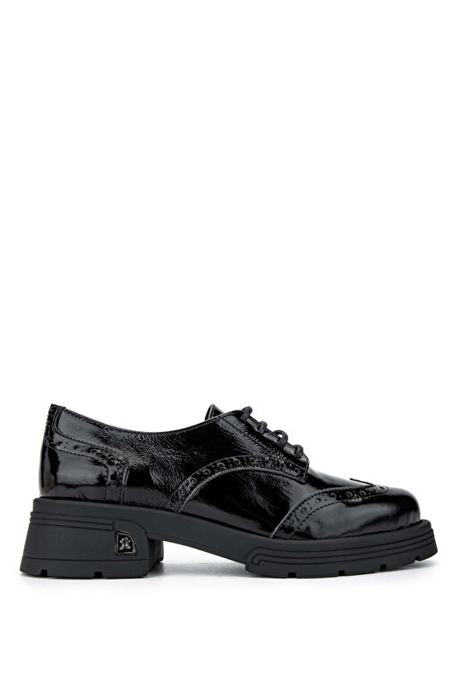 Tamer Tanca Bordo Kadın Rugan Günlük Ayakkabı 33 2006 BN AYK SK24-25 - Görsel 2