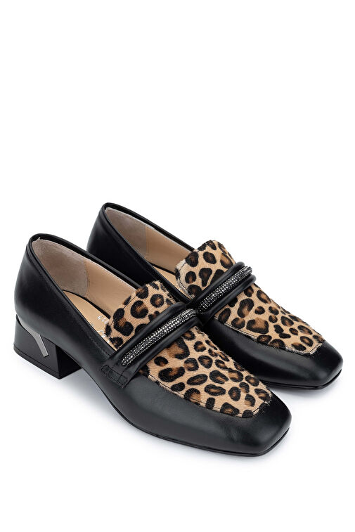 Tamer Tanca Siyah Kadın Rugan - Süet Topuklu Ayakkabı 33 64000 BN AYK SK24-25 - Görsel 3