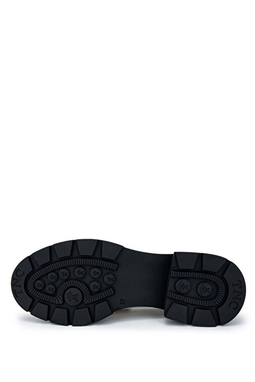 Tamer Tanca Kadın Hakiki Deri Bej Loafer Ayakkabı - Görsel 4