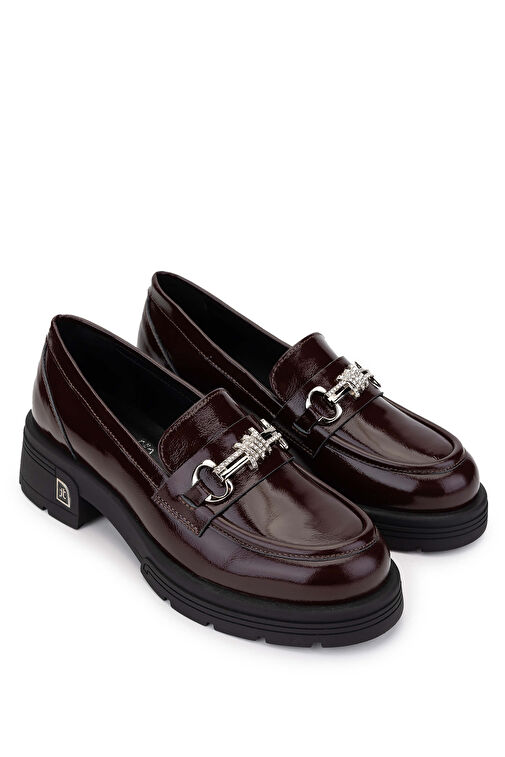 Tamer Tanca Vizon Kadın Deri Loafer 33 2005-1 BN AYK SK24-25 - Görsel 3