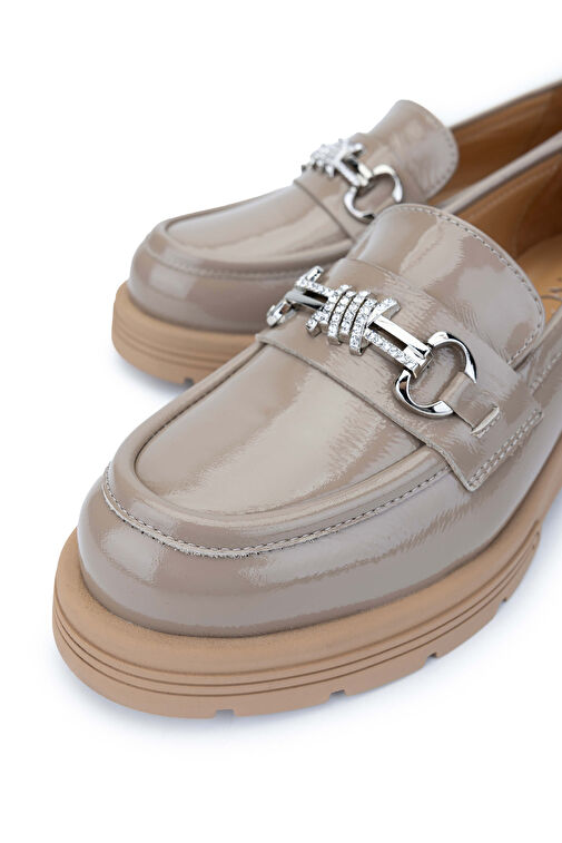 Tamer Tanca Kadın Hakiki Deri Vizon Loafer Ayakkabı - Görsel 4