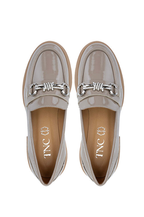 Tamer Tanca Kadın Hakiki Deri Vizon Loafer Ayakkabı - Görsel 6