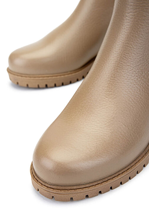 Tamer Tanca Kadın Hakiki Deri Vizon Floter Casual Bot - Görsel 4