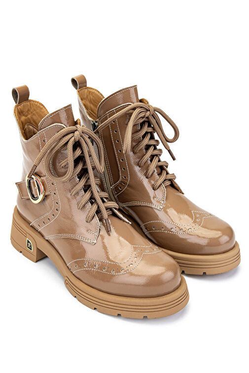 Tamer Tanca Kadın Hakiki Deri Vizon Casual Bot - Görsel 3