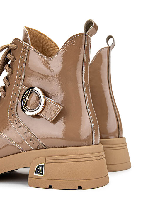 Tamer Tanca Kadın Hakiki Deri Vizon Casual Bot - Görsel 6