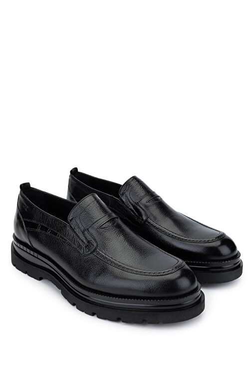 Tamer Tanca Kahverengi Erkek Deri Loafer 537 3493 ERK AYK SK24-25 - Görsel 3