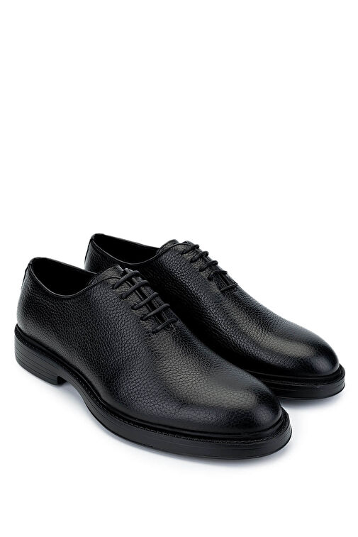 Tamer Tanca Siyah Erkek Deri Klasik Ayakkabı 205 5806 ERK AYK SK24-25 - Görsel 3