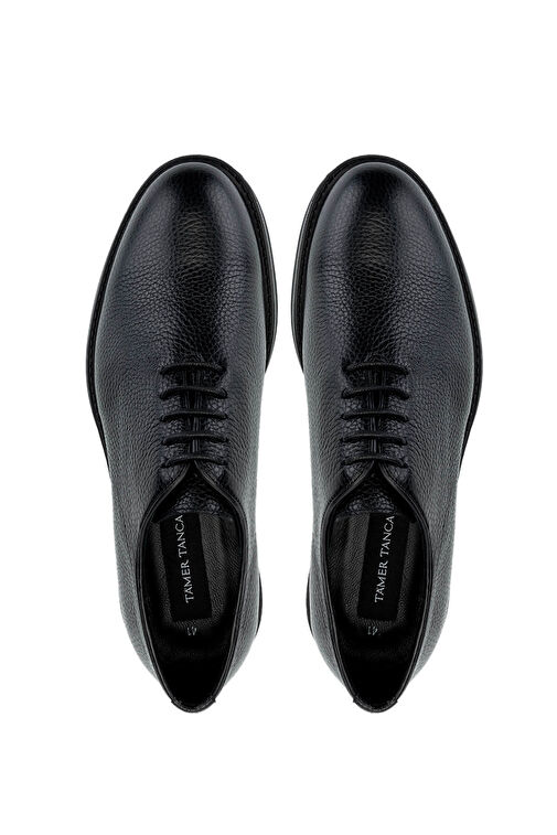 Tamer Tanca Siyah Erkek Deri Klasik Ayakkabı 205 5806 ERK AYK SK24-25 - Görsel 6